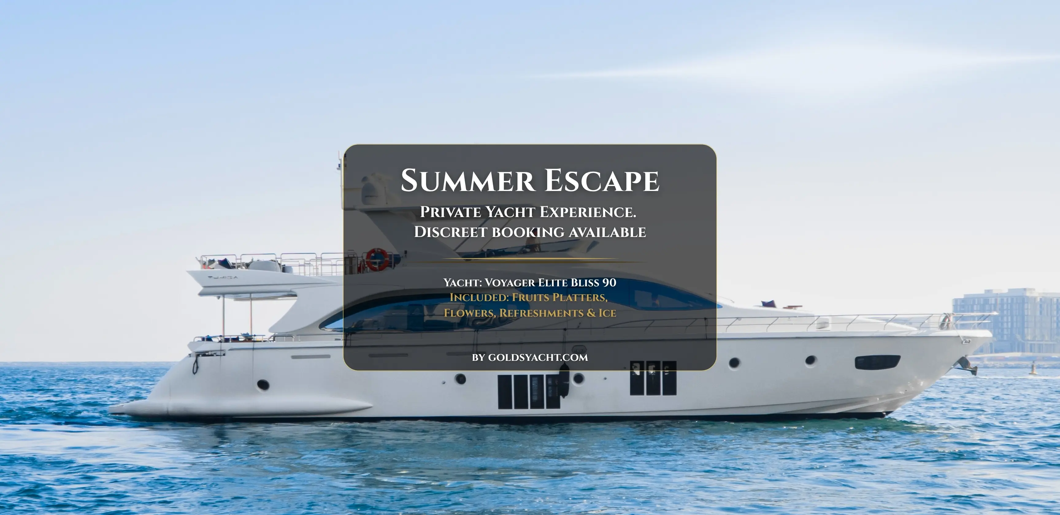 Gold's Yacht Promo