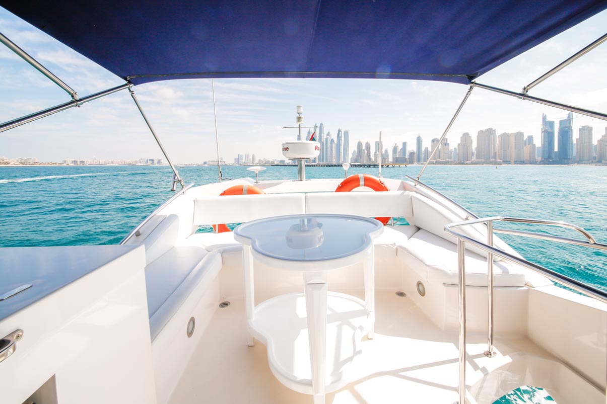 Explorer Goldeon Poseidon 44 ft. yacht hire Dubai