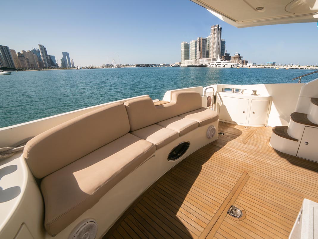 Azimut 50 ft. yacht rental Dubai