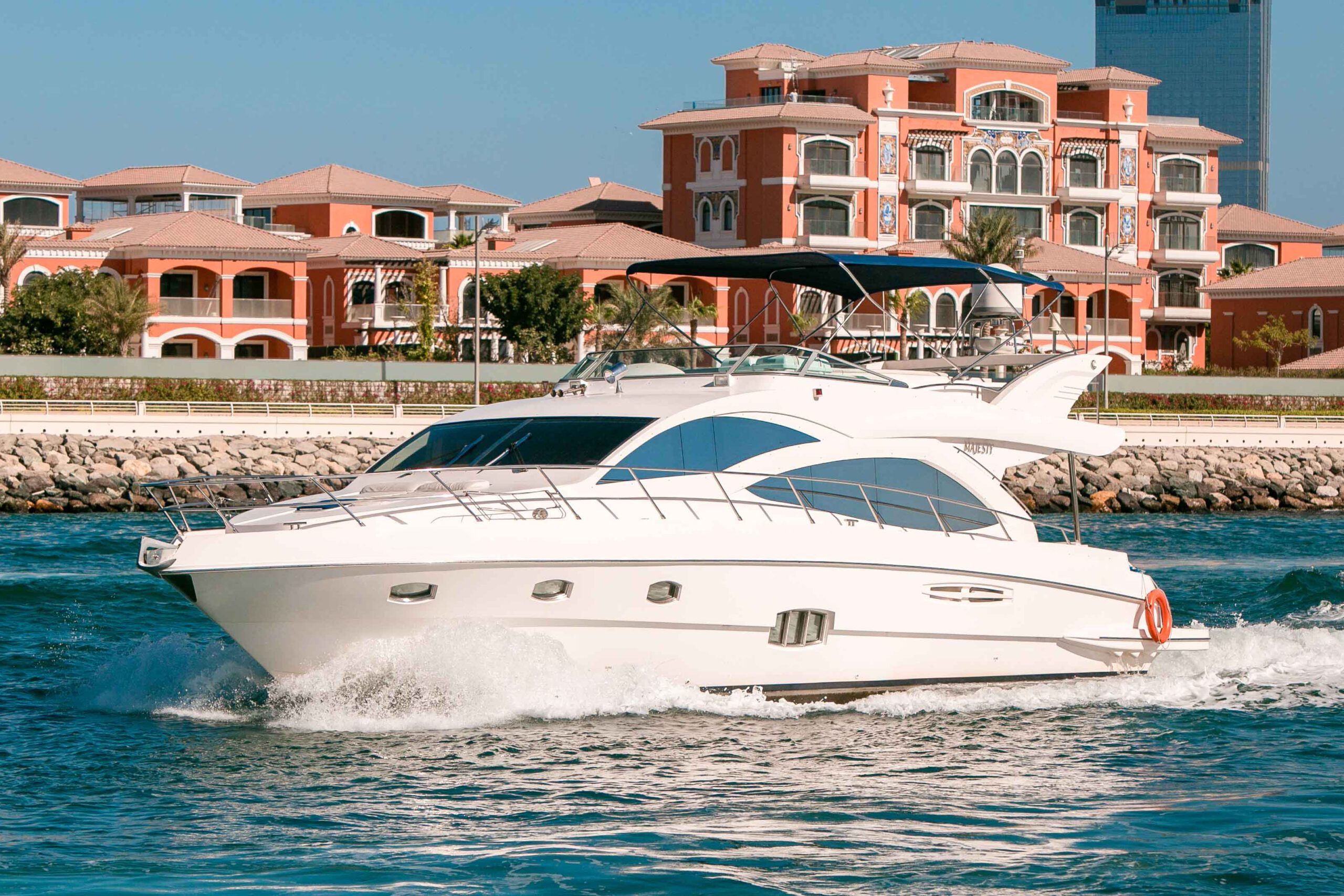 Majesty 60 ft standard yacht rent in Dubai Gold's Yacht