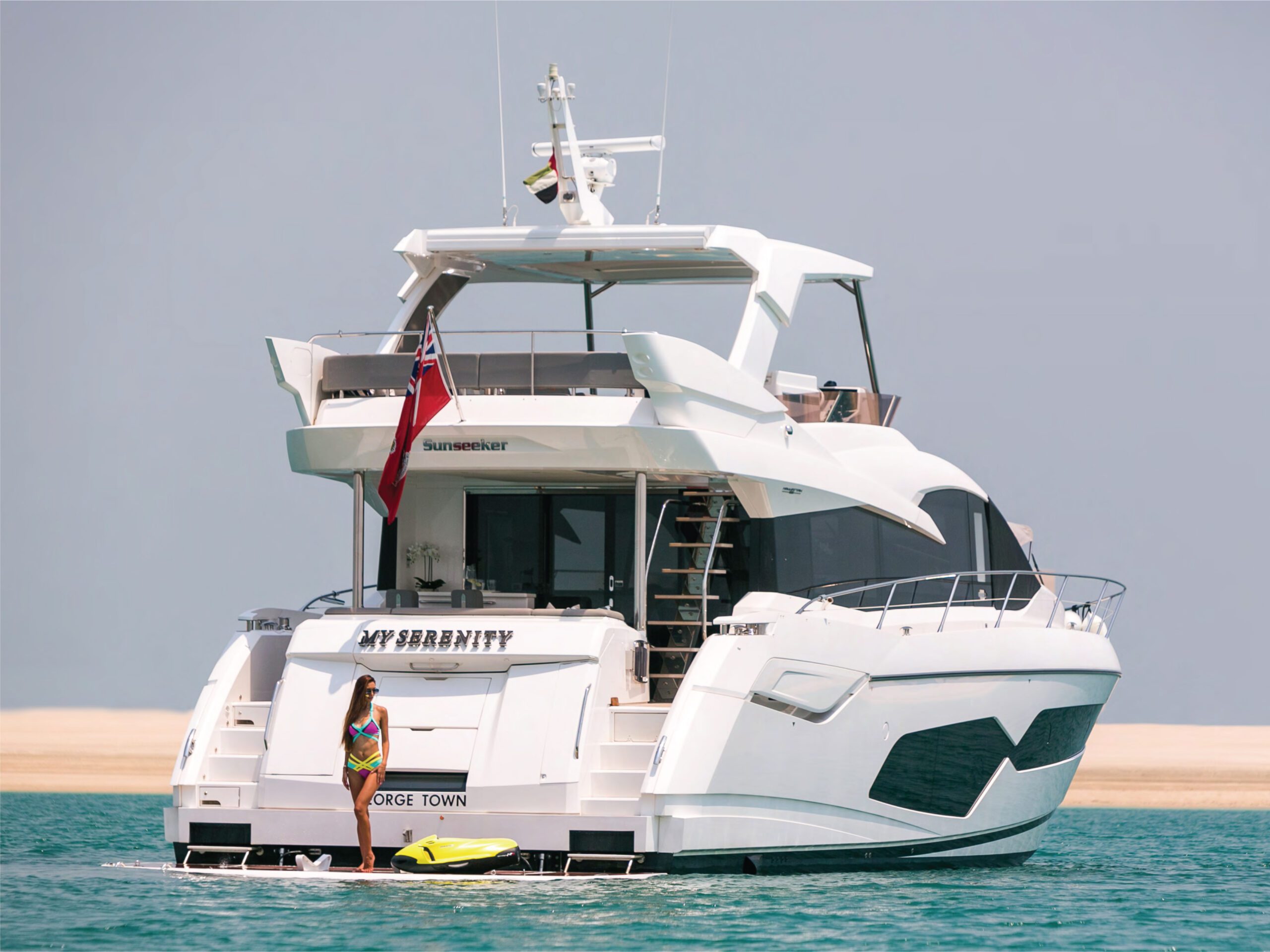 Sunseeker 70 ft. yacht with best price in Dubai