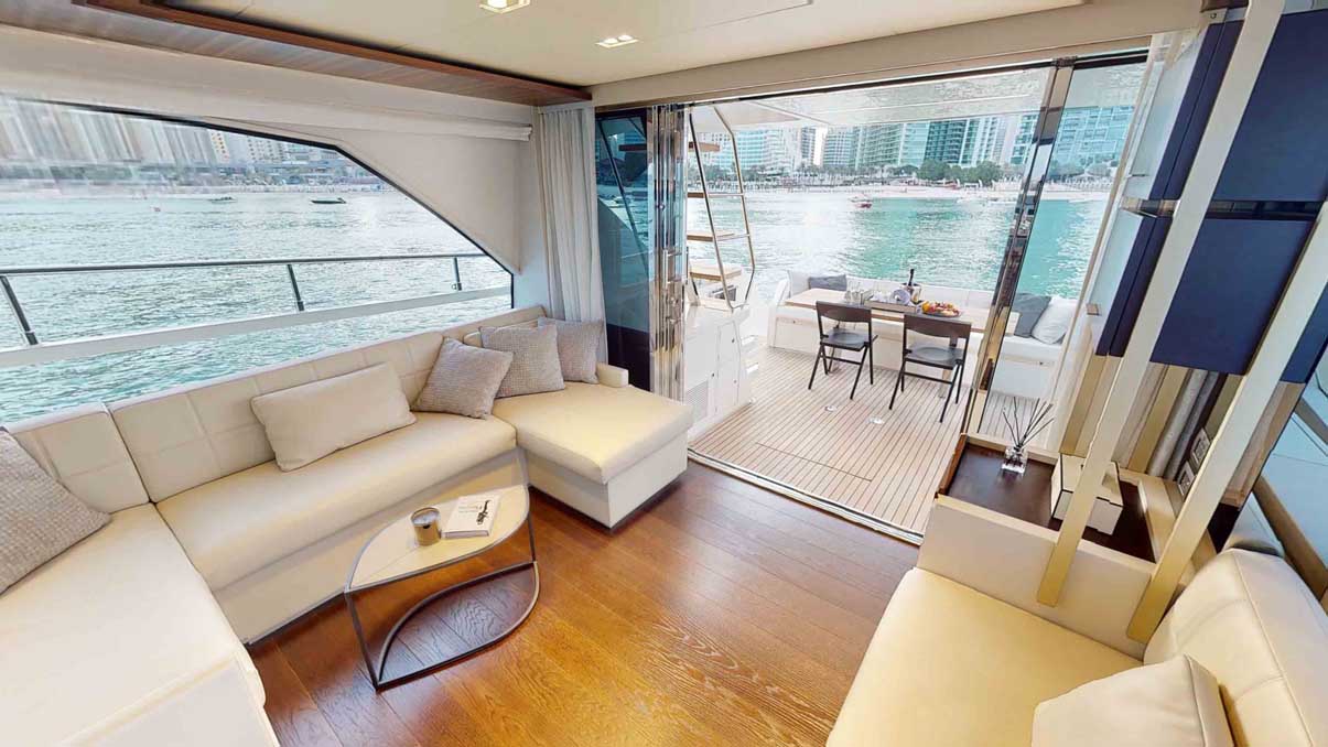 Sunseeker 67 ft. yacht booking Dubai