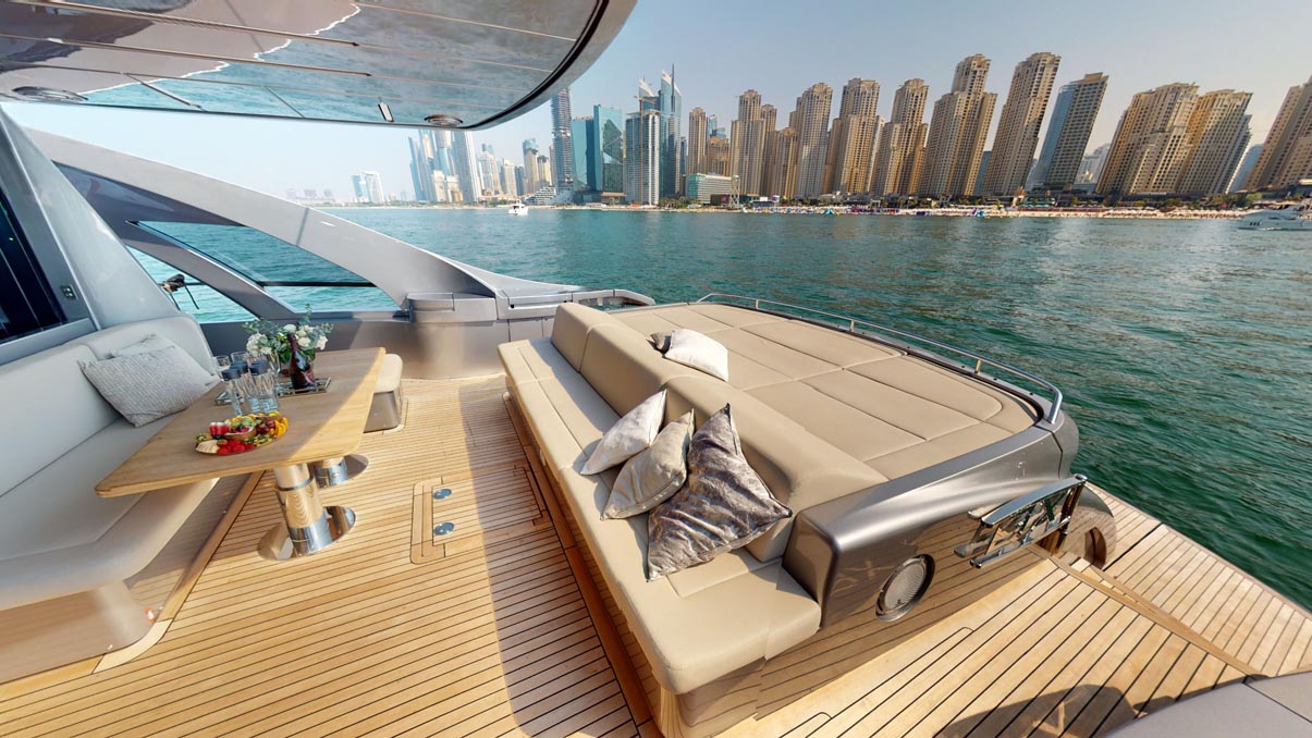 Pershing 84 ft. private yacht Dubai