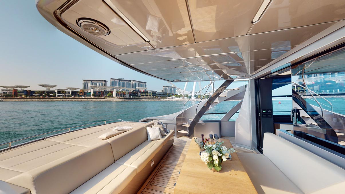 Pershing 84 ft. yacht with best price in Dubai