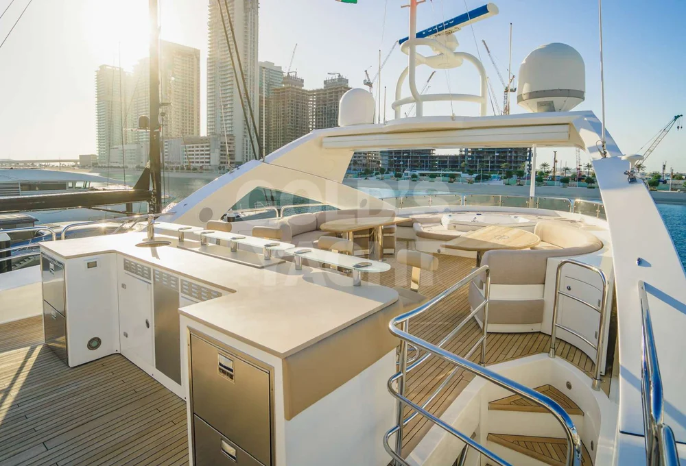 Sunseeker 140 ft — 140ft charter yacht in Dubai Harbour, Dubai
