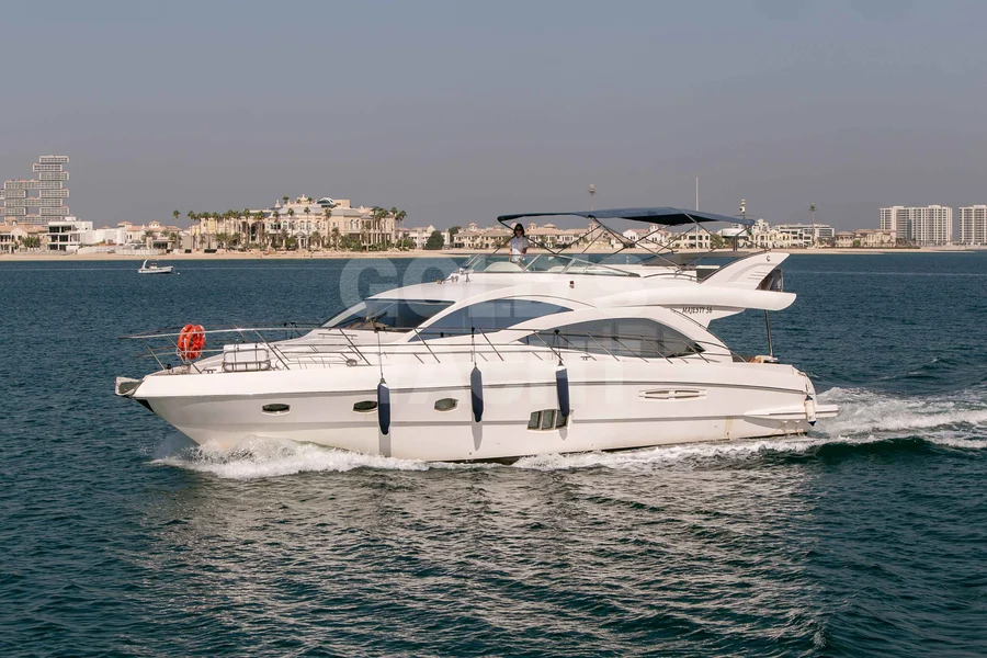 Majesty 60 ft · Standard II — 60ft charter yacht in Dubai Harbour, Dubai