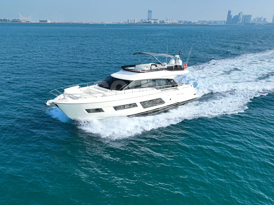 Ferretti 75 ft — 75ft charter yacht in Dubai Harbour, Dubai
